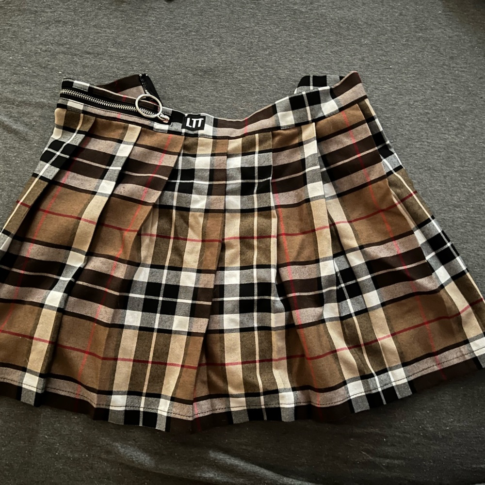 LTT plaid skirt